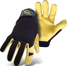 Mechanic Gloves Guard Deerskin Palm LG