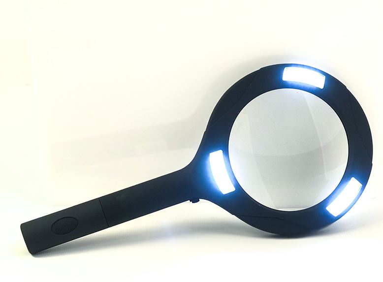 MAGNIFYING COB LED CYCLOPS Glass Super Bright Flashlight 