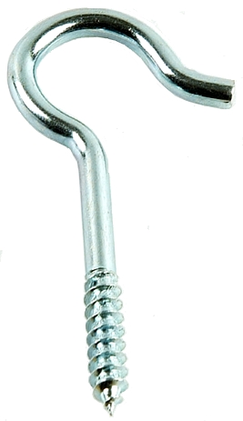 Screw Hook W806 3-3/8&quot; Round
End