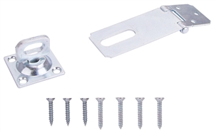Swivel Staple Safety Hasp, 3-1/2 In L, Riveted Pin,